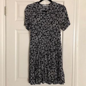 UO Black and White Print Dress